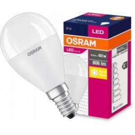 Светодиодная лампа VALUE CLASSIC P60 8W/827 230VFR E14 OSRAM 4058075152939
