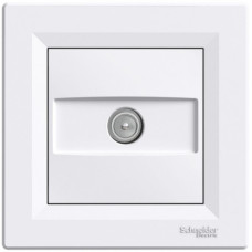 Розетка TV оконечная (1 дБ) Белая, Asfora EPH3200121