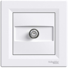 Розетка SAT оконечная (1 дБ) Белая, Asfora EPH3700121