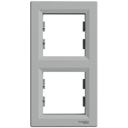 Рамка 2-постова, вертикальная Алюминий Asfora, EPH5810261