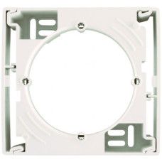 Коробка для наружного монтажа 1-постовая Кремовая, Asfora EPH6100123