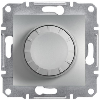 Светорегулятор поворотный, 600 ВА, Алюминий Asfora, EPH6400161