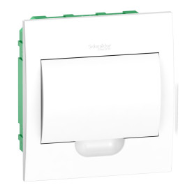 Щит пластиковий вбудований білі двері 1ряд/8м+2кк Easy9 EZ9E108P2F 