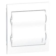 Щит пластиковий вбудований білі двері 2 ряда/24м+2кк Easy9 EZ9E212P2F