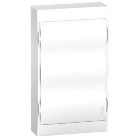 Щит пластиковий навісний білі двері 3 ряда/36м+2кк Easy9 EZ9E312P2S 