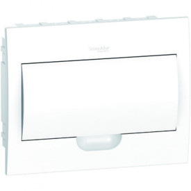 Щит пластиковий вбудований білі двері 1ряд/12м+2кк Easy9 EZ9E112P2F 