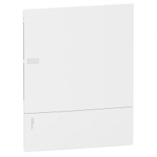 Щит вбудований 2 ряда/24 модуля білі двері MiniPragma MIP22212