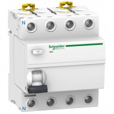 УЗО 80A 30mA 10kA тип AC 4 полюса A9R11480 Acti9 iID Schneider Electric