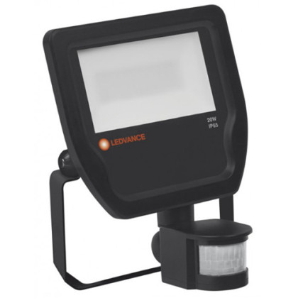 FLOOD LED 20W/4000K BK 100DEG S IP65 фонарь светодиодный прожектор Ledvance 4058075143555