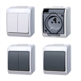 Розетки, вимикачі, роз'єми, подовжувачі